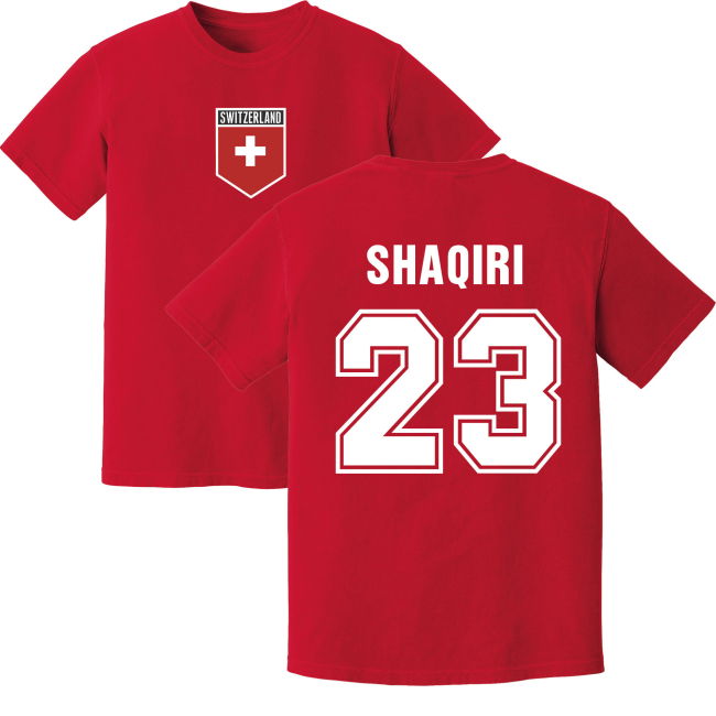Shaqiri Switzerland Training Jersey (Red)