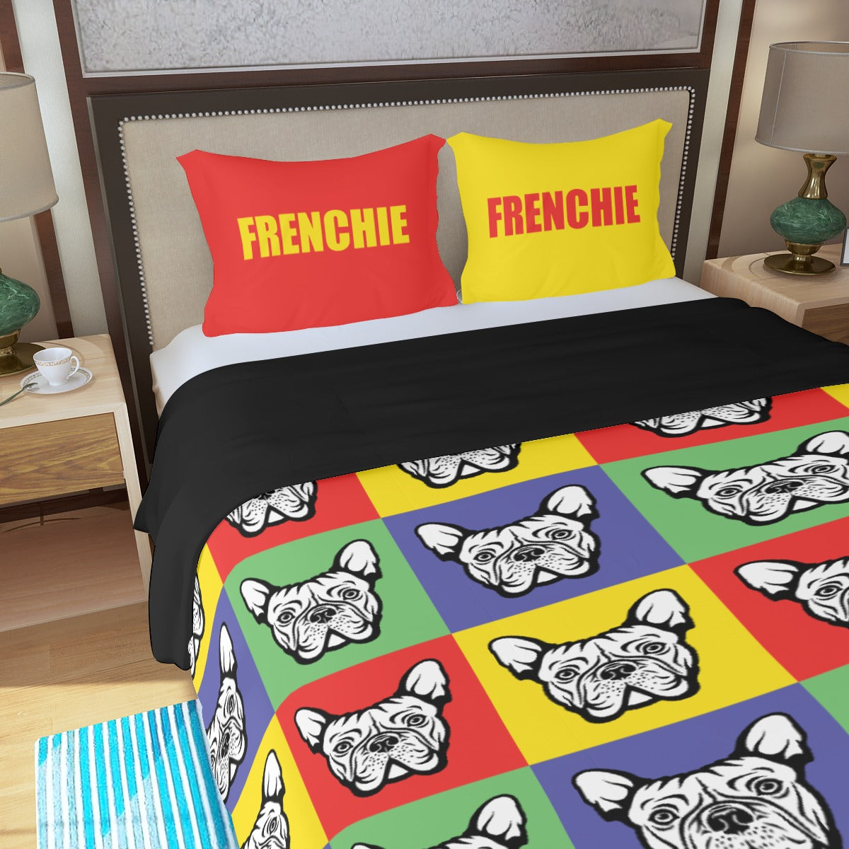 French Bulldog Gus Bedding Set Cute Frenchie Essential