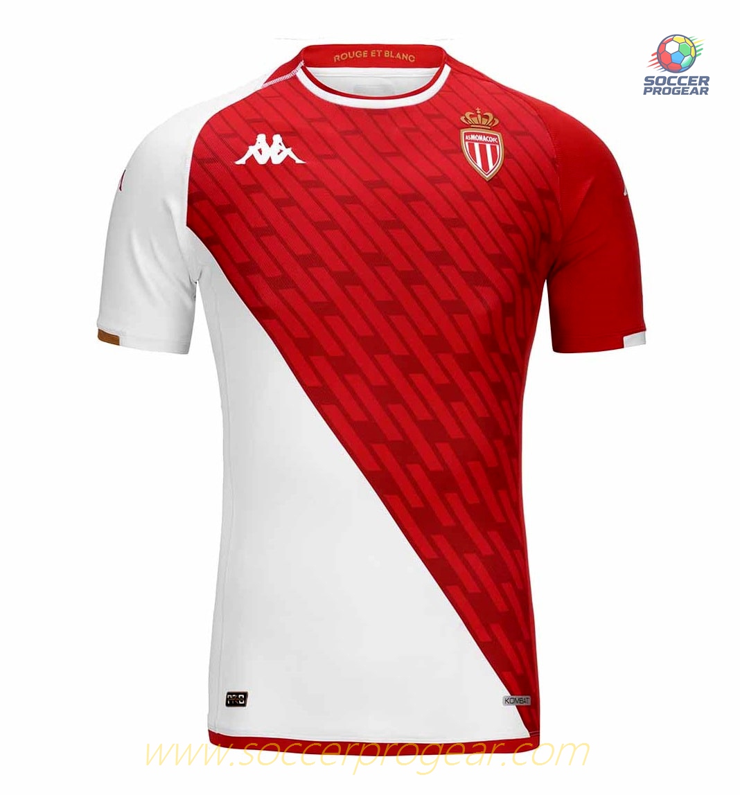 AS MONACO 2023 2024 HOME KIDS KIT JERSEY