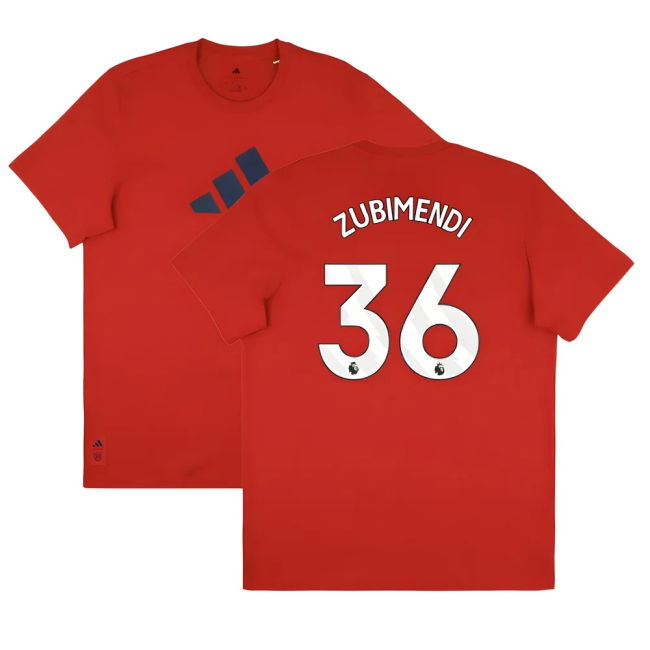 Match Worn Style Arsenal Home Pro Shirt 2025-2026 (Zubimendi 36) (2)