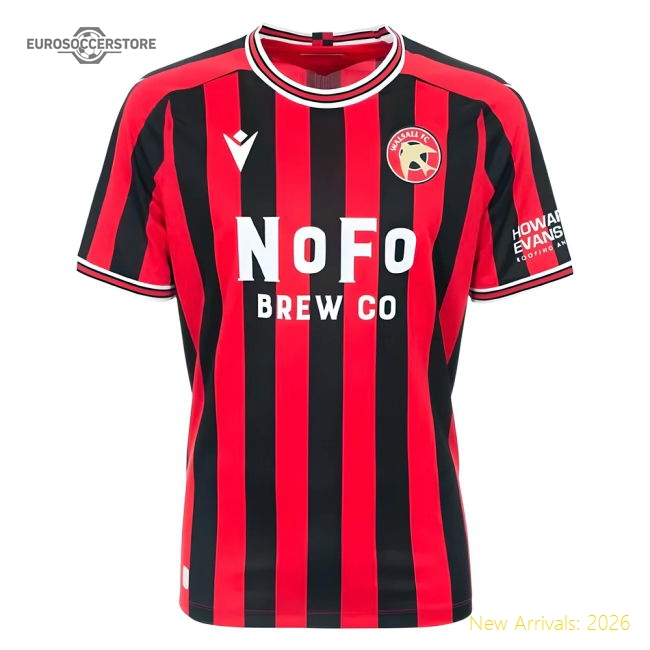 Walsall Home Kit 2025-2026 Match Day Jersey For Days