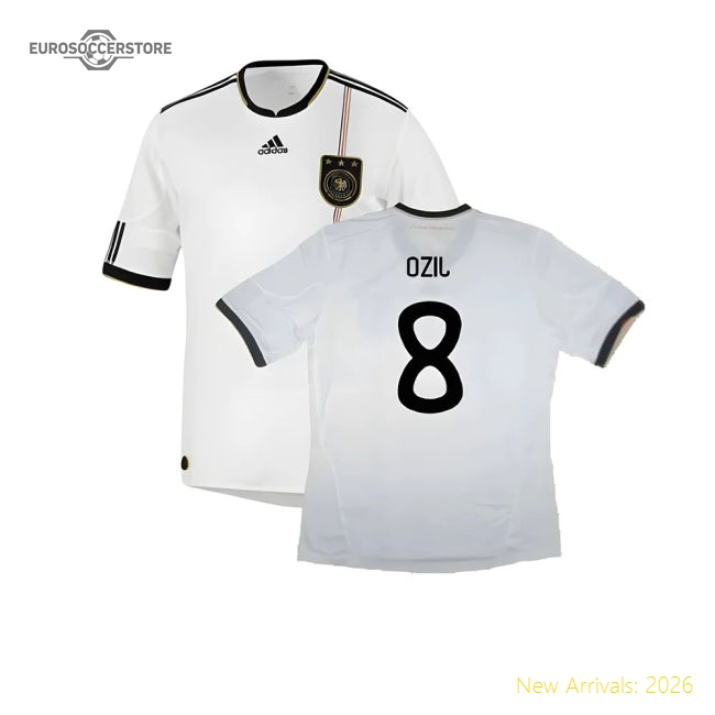 Germany 2010-11 Home Shirt ((Excellent) XL) (OZIL 8)