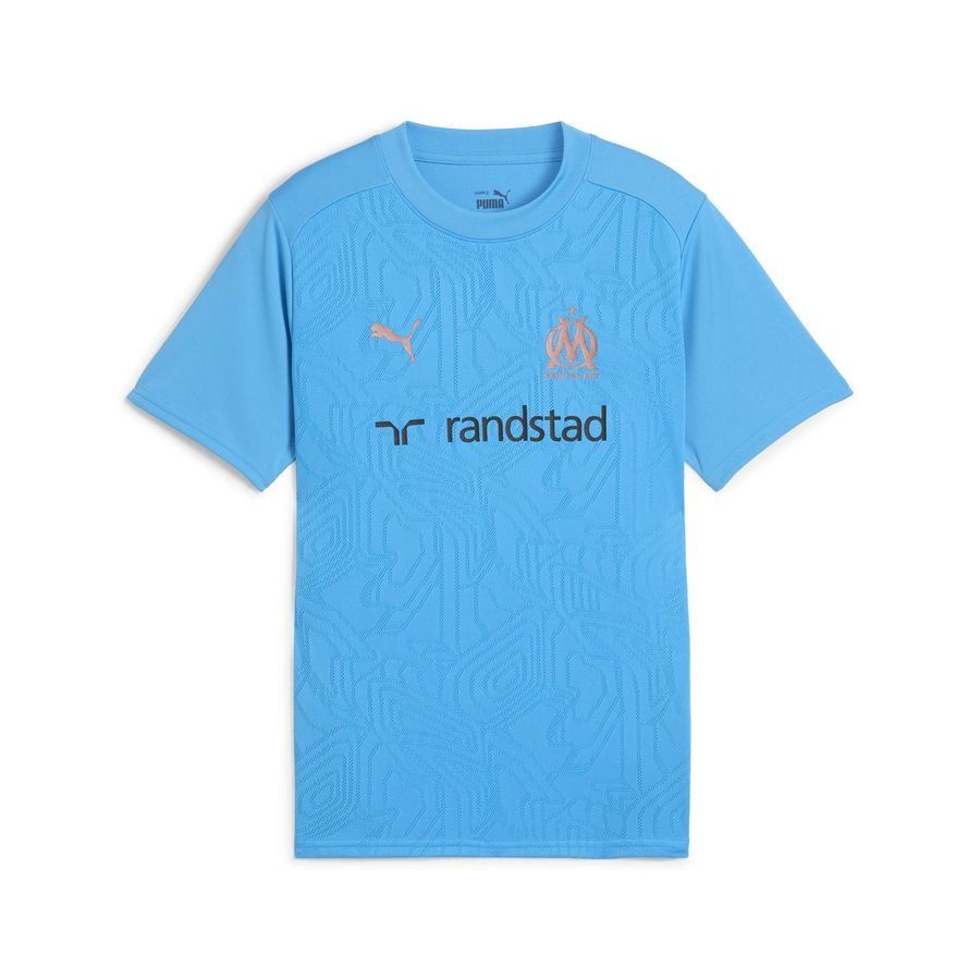 Marseille Training T Shirt Bleu Azur/copper Kids
