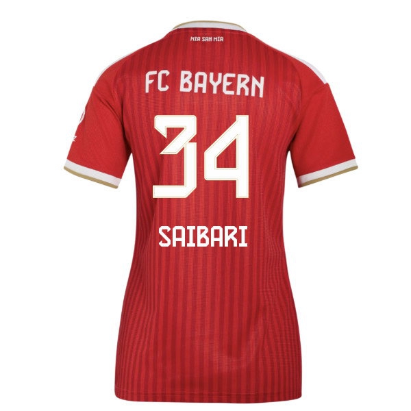[DDJ] 2026-2027 Bayern Munich Home Shirt (Womens) (Saibari 34)