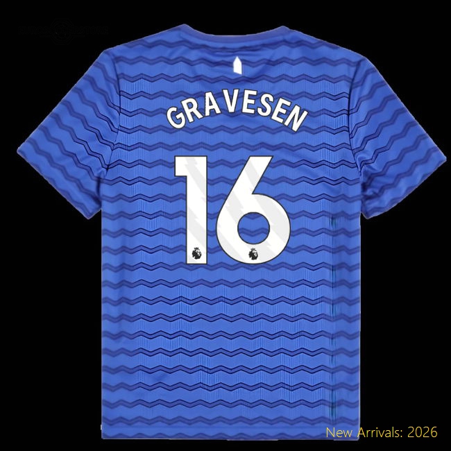 Premium Kids Everton Gravesen Jersey 2025-2026 Non-irritating