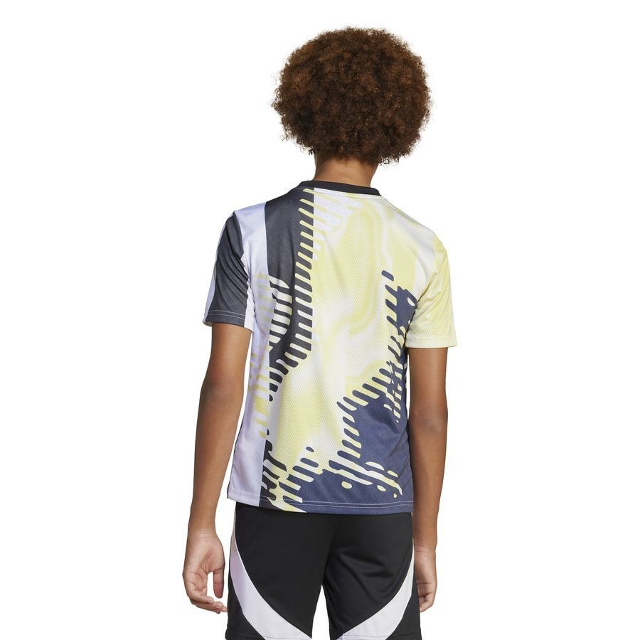 Juventus Training T Shirt Pre Match Pure Sulfur/jet Black/legend Ink K