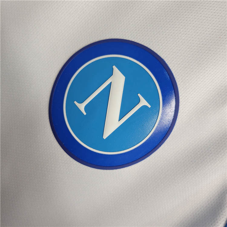 Professional Grade Napoli 2324 Soccer Shirt Champion Edition White