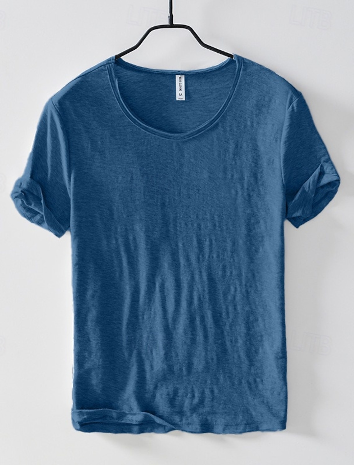 Men's Cotton T Shirt Tee Top Short Sleeve Sleeves V Neck Summer All