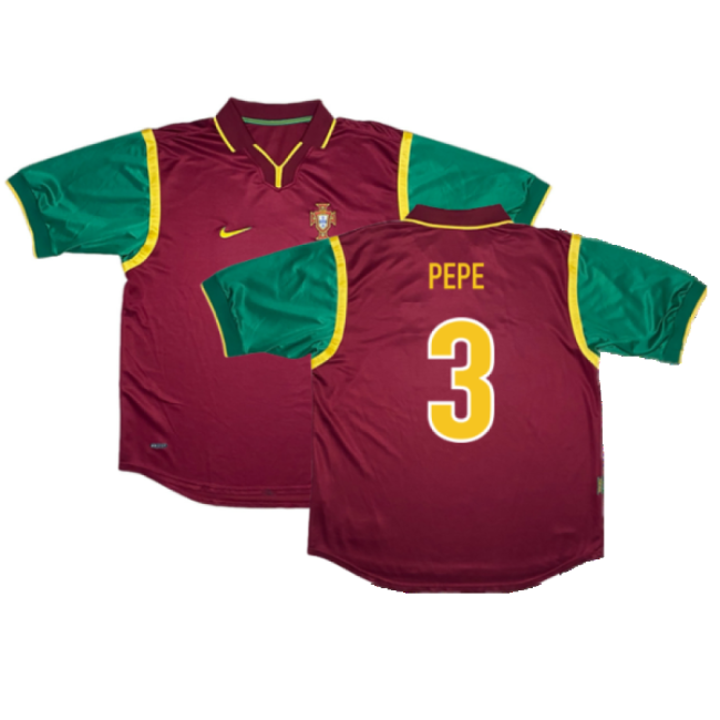 Portugal Exclusive Home Jersey 1998-1999 #12