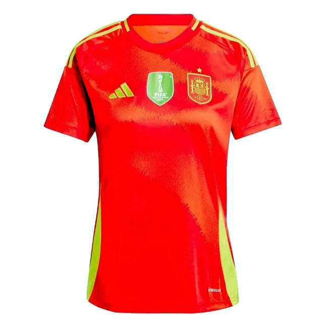 Spain Soccer Squad Traditional Home Game Jersey (2)