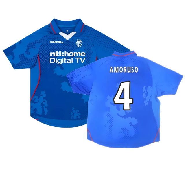 High Quality 2025-2026 Rangers Home Home (very Good With Retro Design