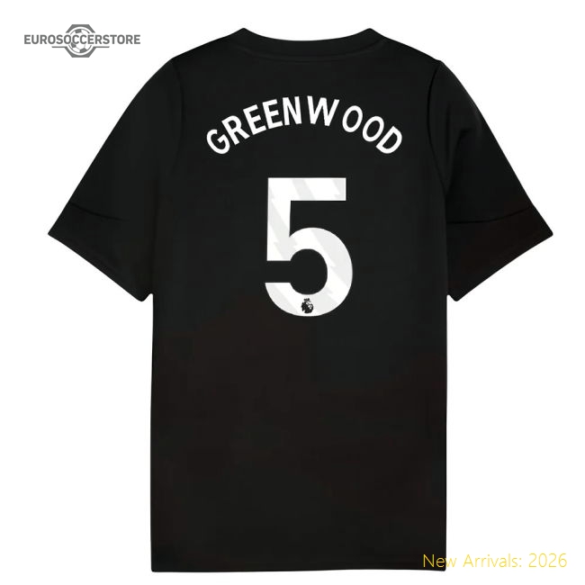 2025-2026 Man City Kids Premium Jersey Greenwood Climacool
