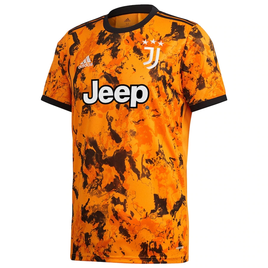 JUVENTUS 20-21 THIRD ORANGE 7 RONALDO SOCCER JERSEY SHIRT - Official