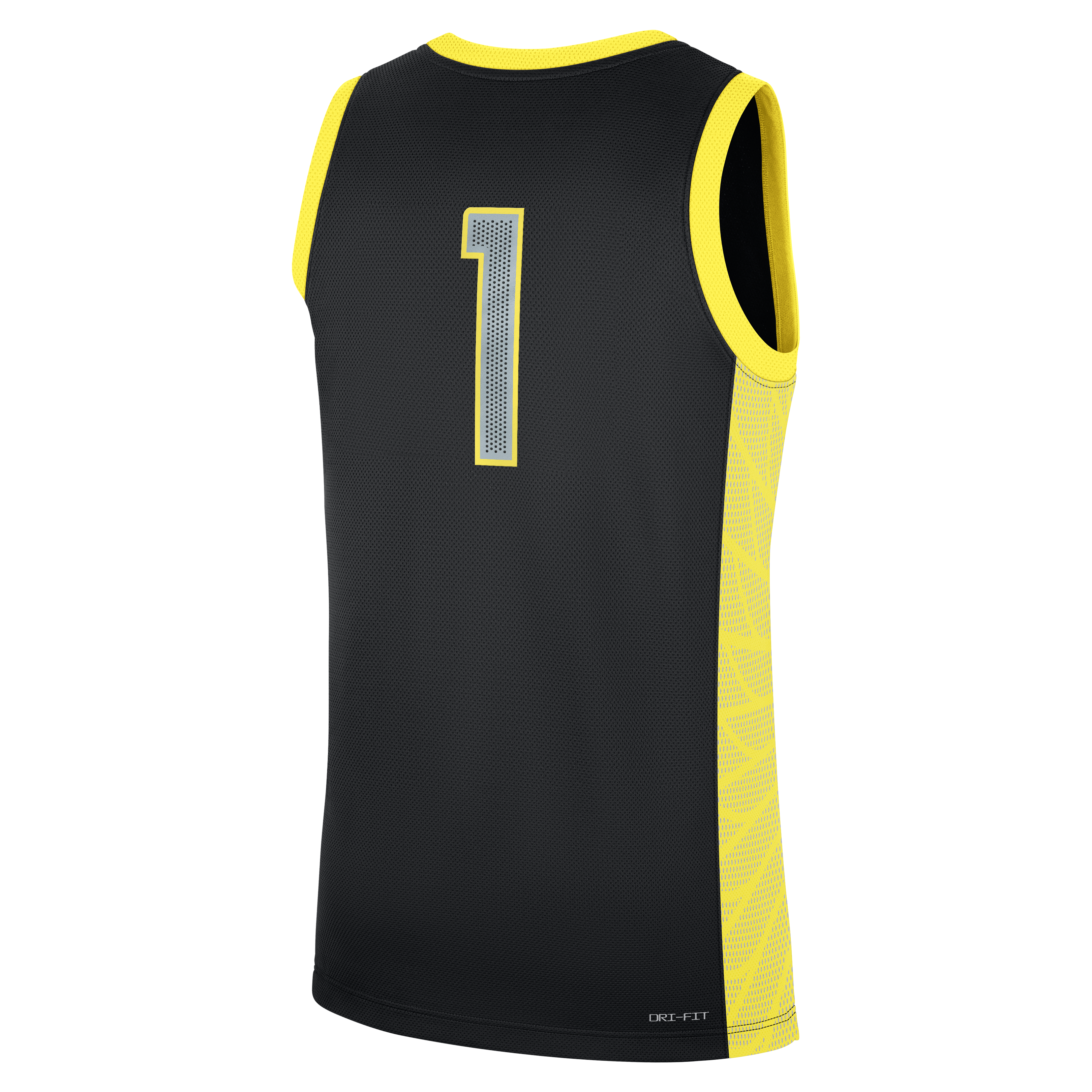Oregon Ducks Nike #1 Alternate Replica Basketball Jersey - Black