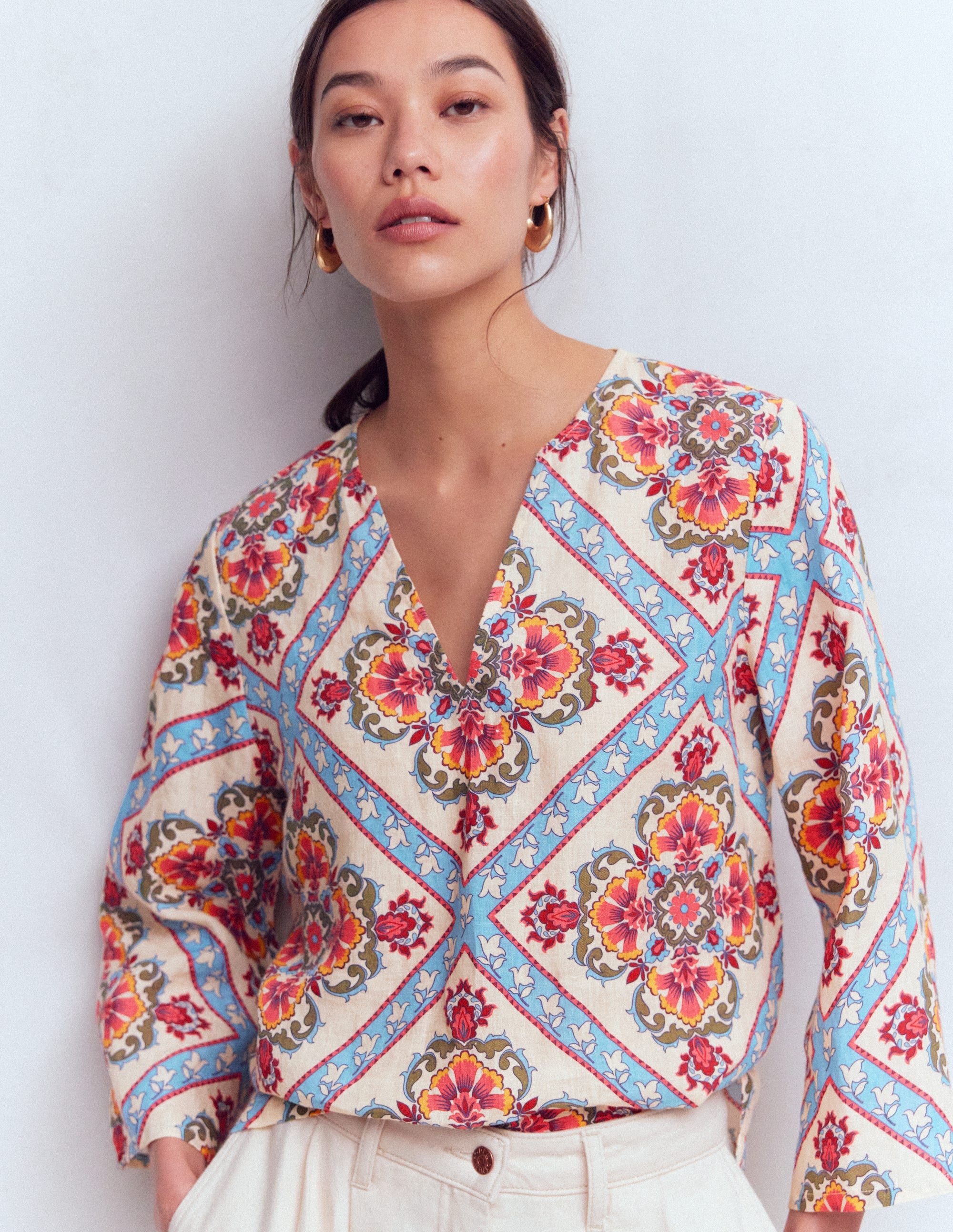 Cleo Linen Top