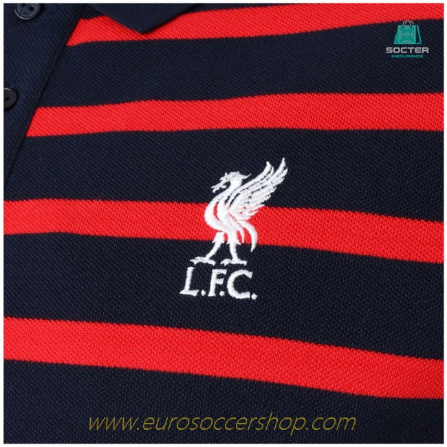Liverpool FC Stripe Polo Mens Small