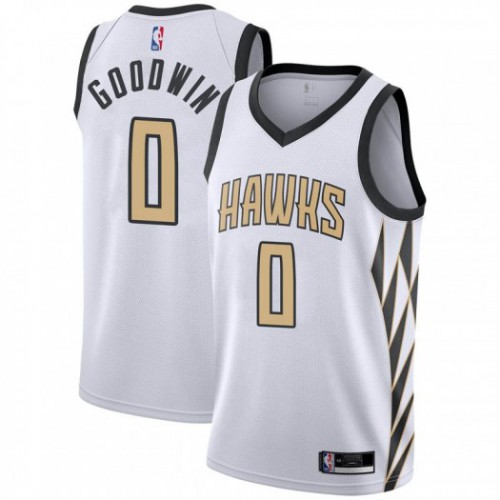 ATL White Nike A. Hawks #0 NBA Jersey Quality Basketball Jersey
