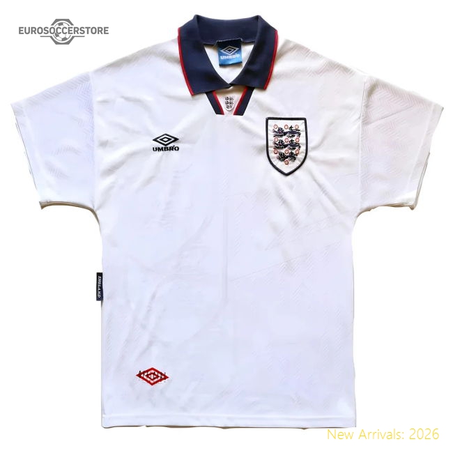 England 1993-1995 Home Shirt (L) (Excellent)