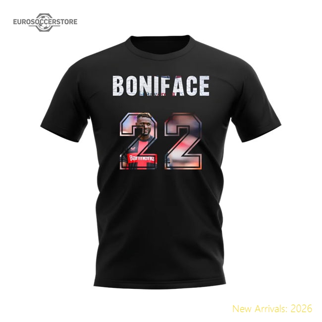 Performance Victor Boniface Name And Number Bayer Leverkusen T-Shirt
