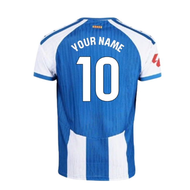 High-Quality 2025-2026 Rcd Espanyol Home Shirt (Your Name)