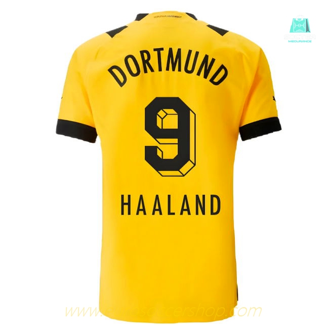 2022-2023 Borussia Dortmund Authentic Home Shirt (HAALAND 9)