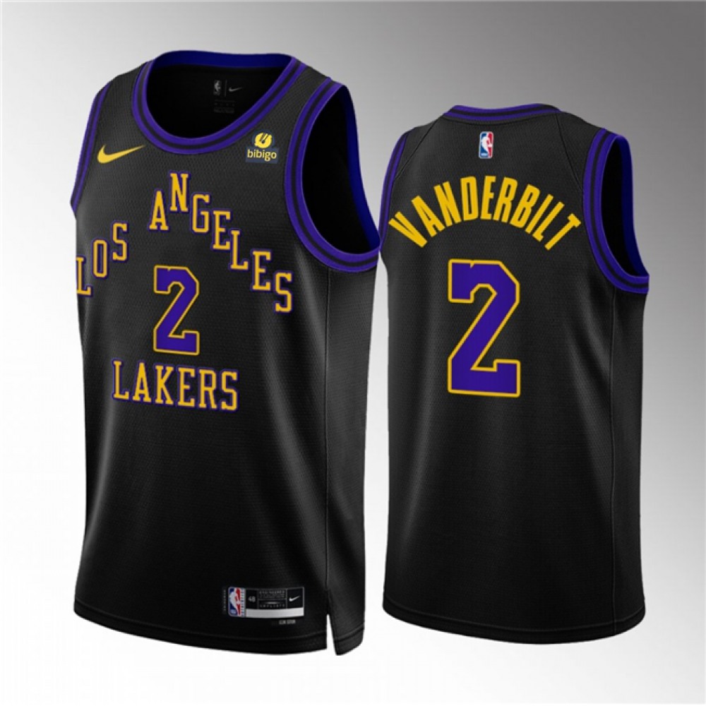 Game Day Value Men's Lakers #2 Jarred Black Basketball Jersey