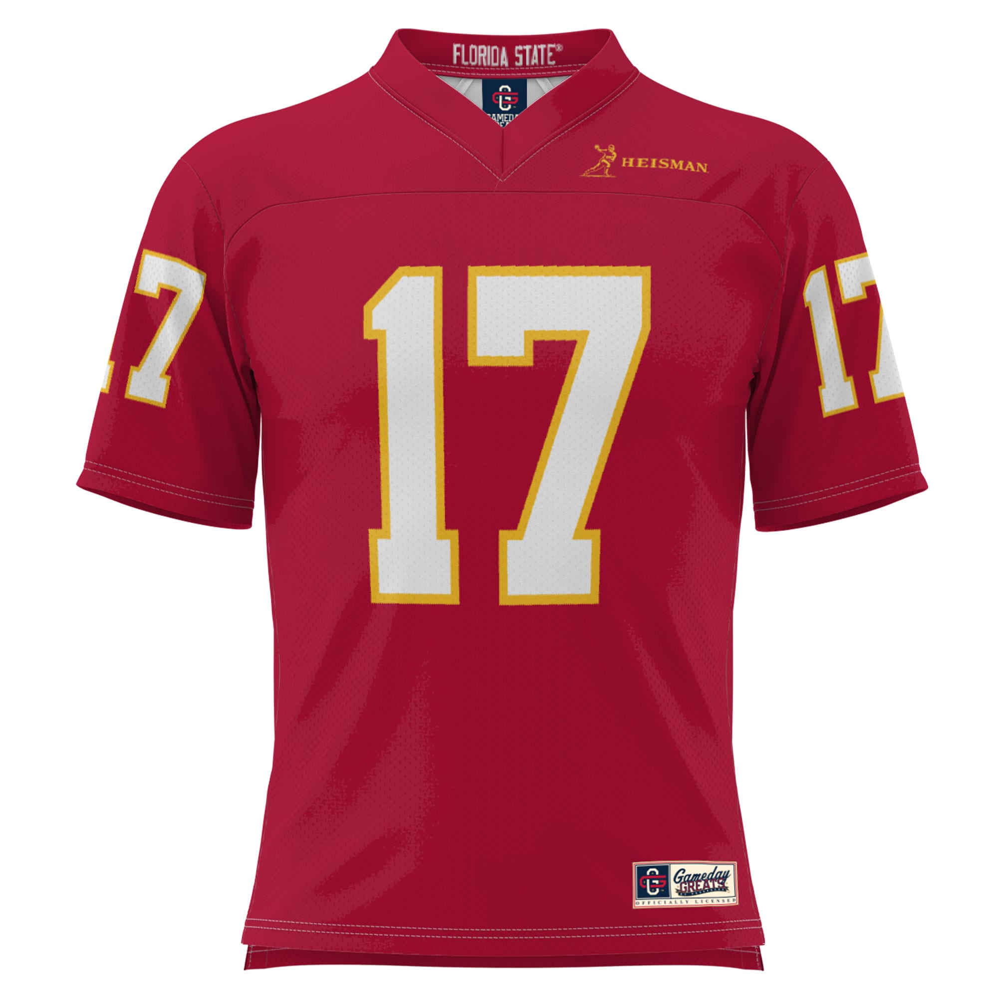 [NJP] Charlie Ward Florida State Seminoles GameDay Greats Heisman Football Jersey - Garnet
