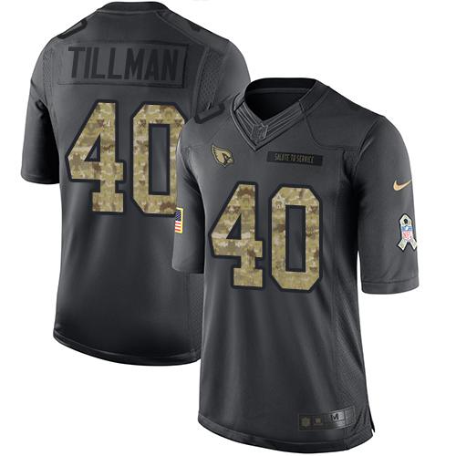 Authentic NFL A C Cardinals #40 Pat Tillman Team Color Limited Jersey