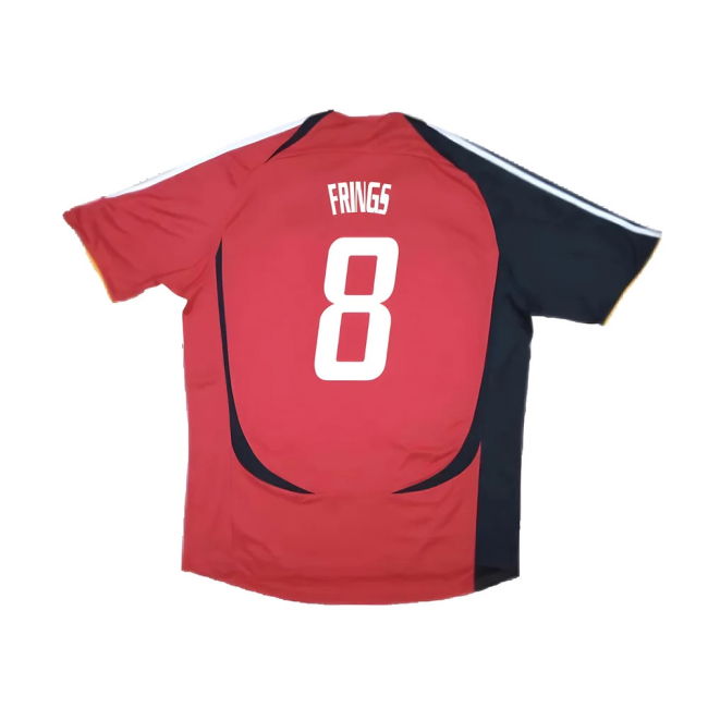 Frings 8 Match Worn Style Germany Top Level Away Player Jersey