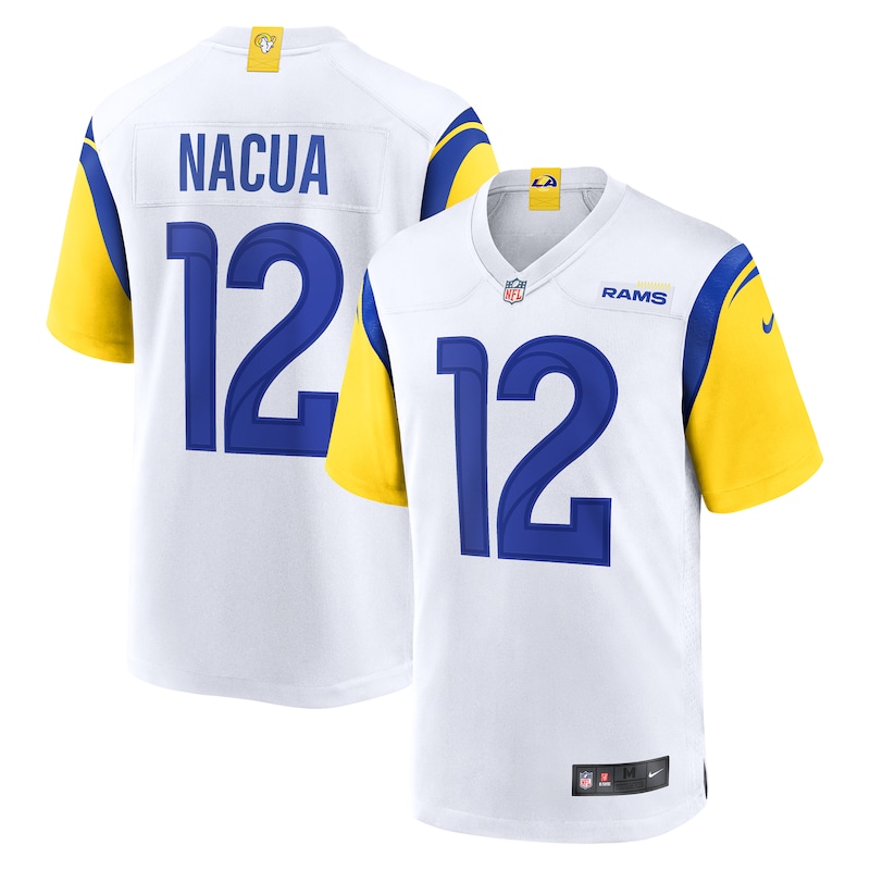 None Puka Nacua LA Rams Classic Premium Material Jersey Football Appar