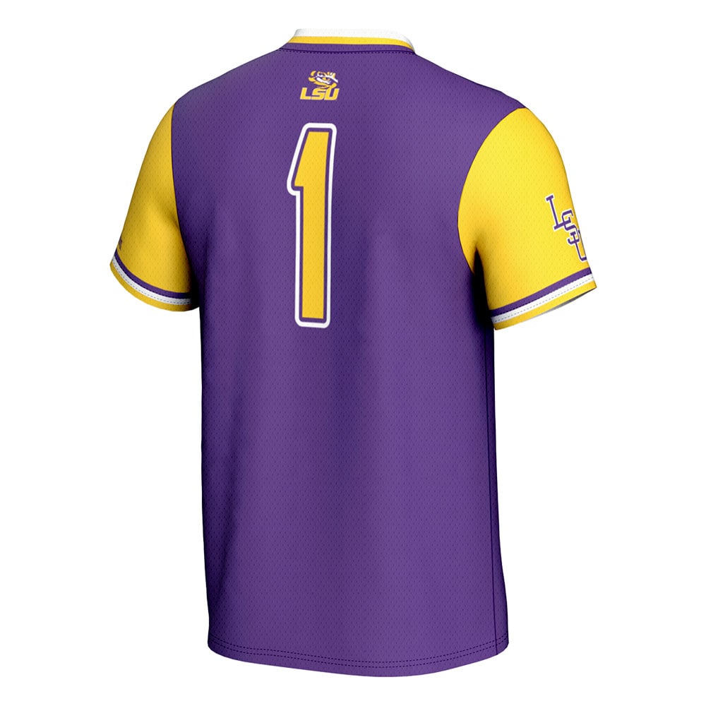 [NJP] LSU Tigers GameDay Greats Youth Lightweight Softball Jersey - Purple