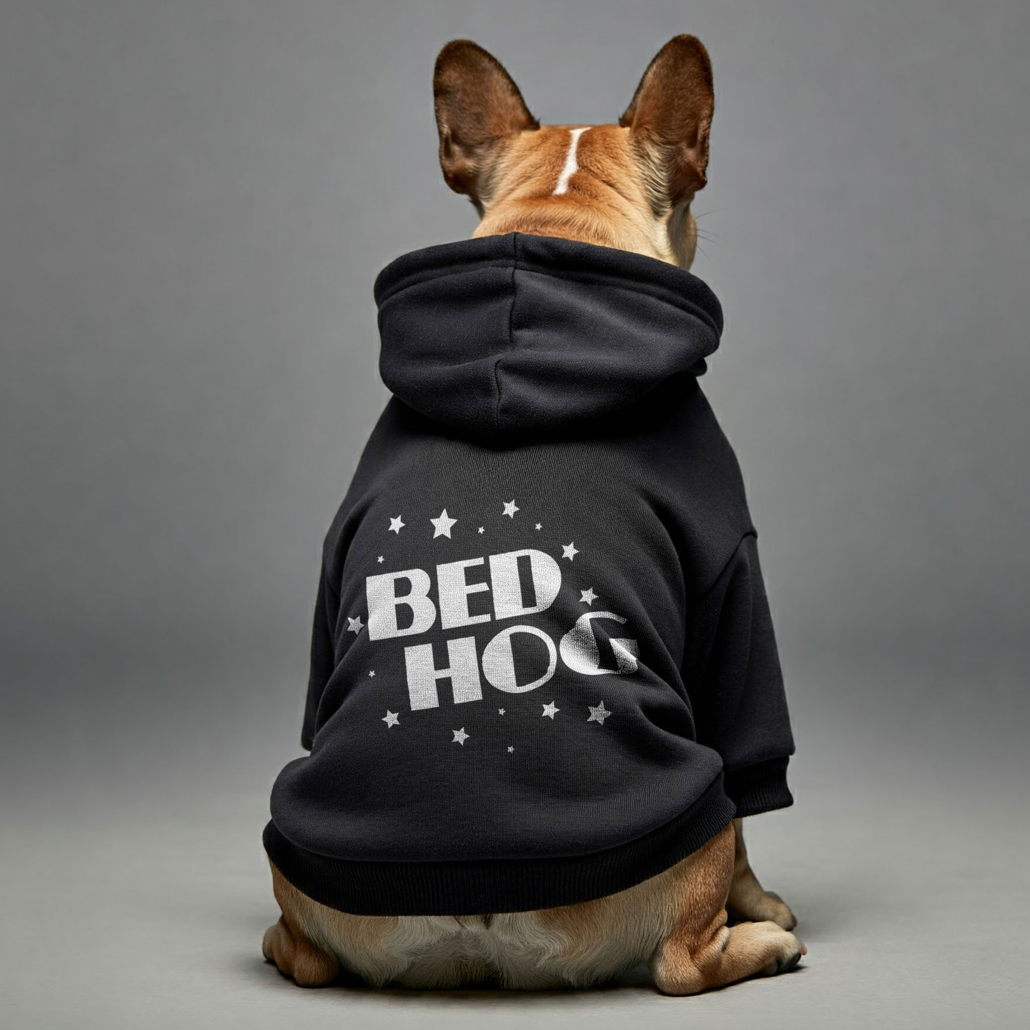 Frenchie-Fan Bed Hog - Personalized French Bulldog Hoodies With Funny...