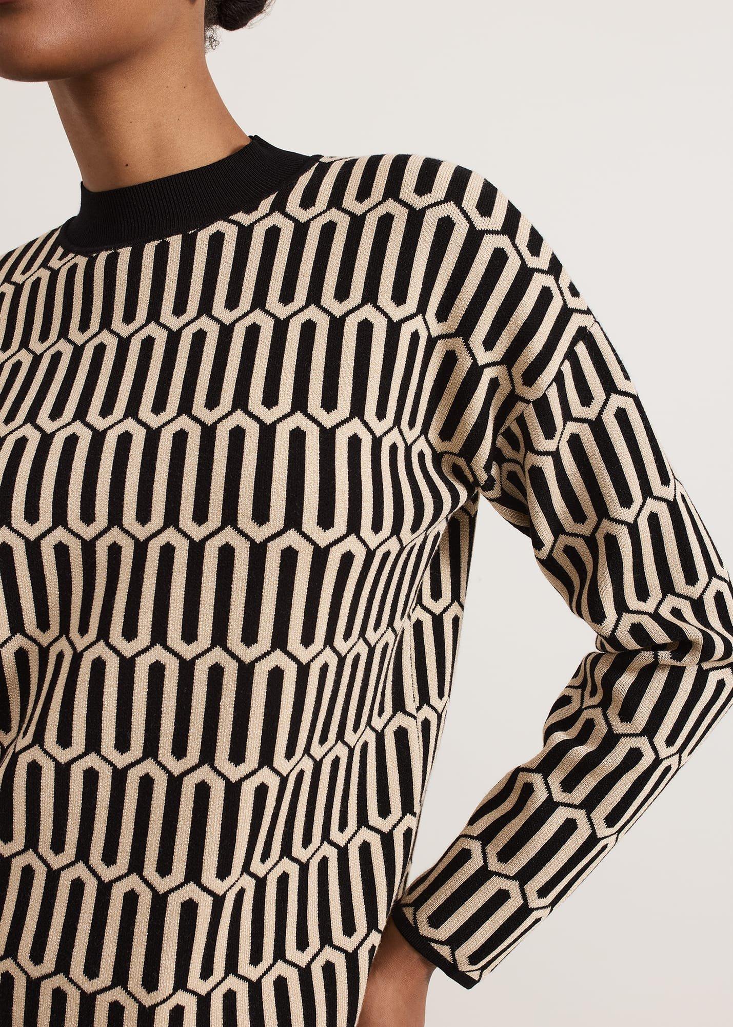 Tanya Shimmer Geo Jumper