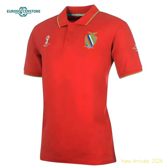 Russia 2014 FIFA Core Polo Shirt (Red) - Kids
