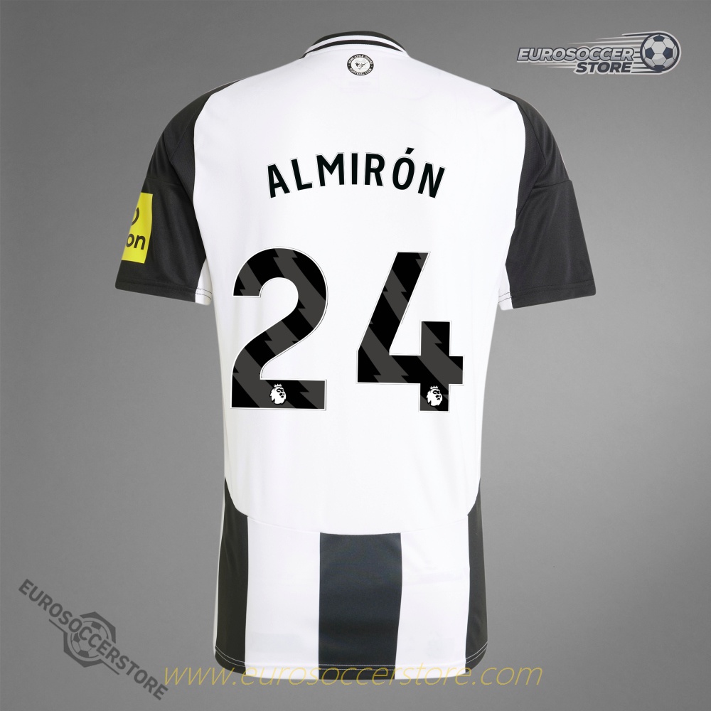 Newcastle United's ALMIRÓN 24 Home Jersey for the 24-25 season.
