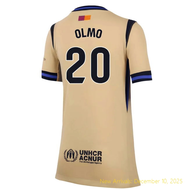 2025-2026 Barcelona Away Shirt - Official Game Day (Olmo 20) - Kids...
