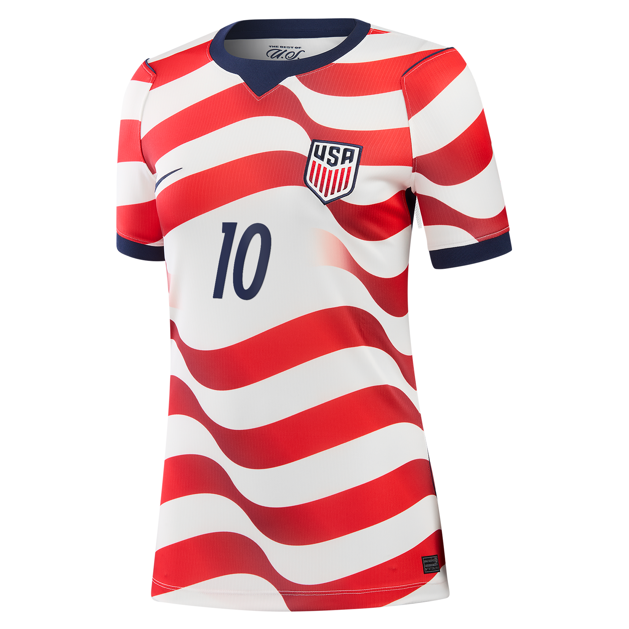 [SJH] Christian Pulisic USMNT Women's 2026 Home Stadium Replica Jersey - White