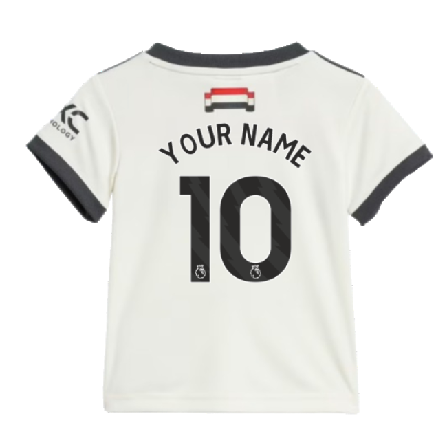 vintage 2024-2025 Man Utd Third Baby Kit (Your Name)