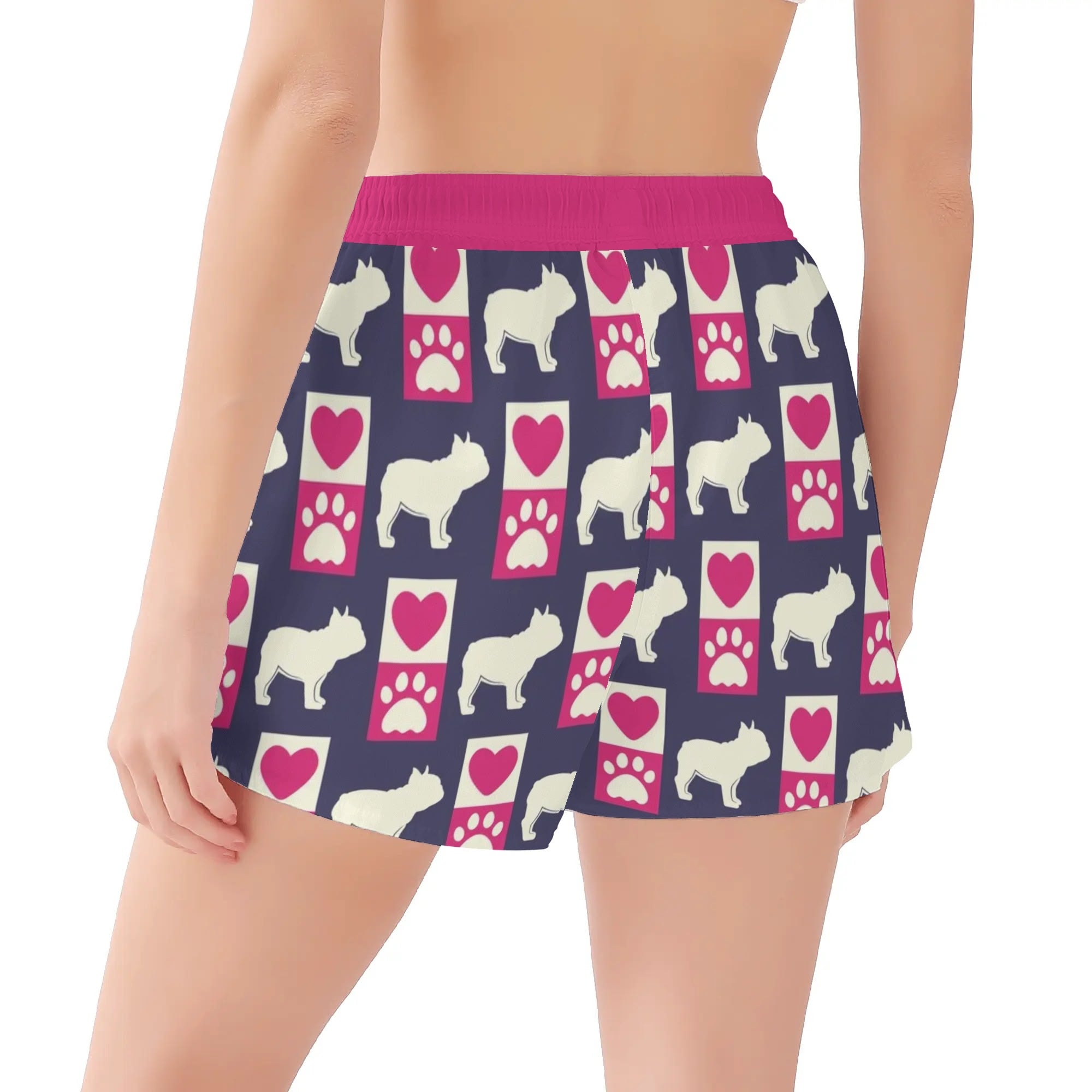 French Bulldog Kenzo - Warm Womens Beach Shorts Pet Gear