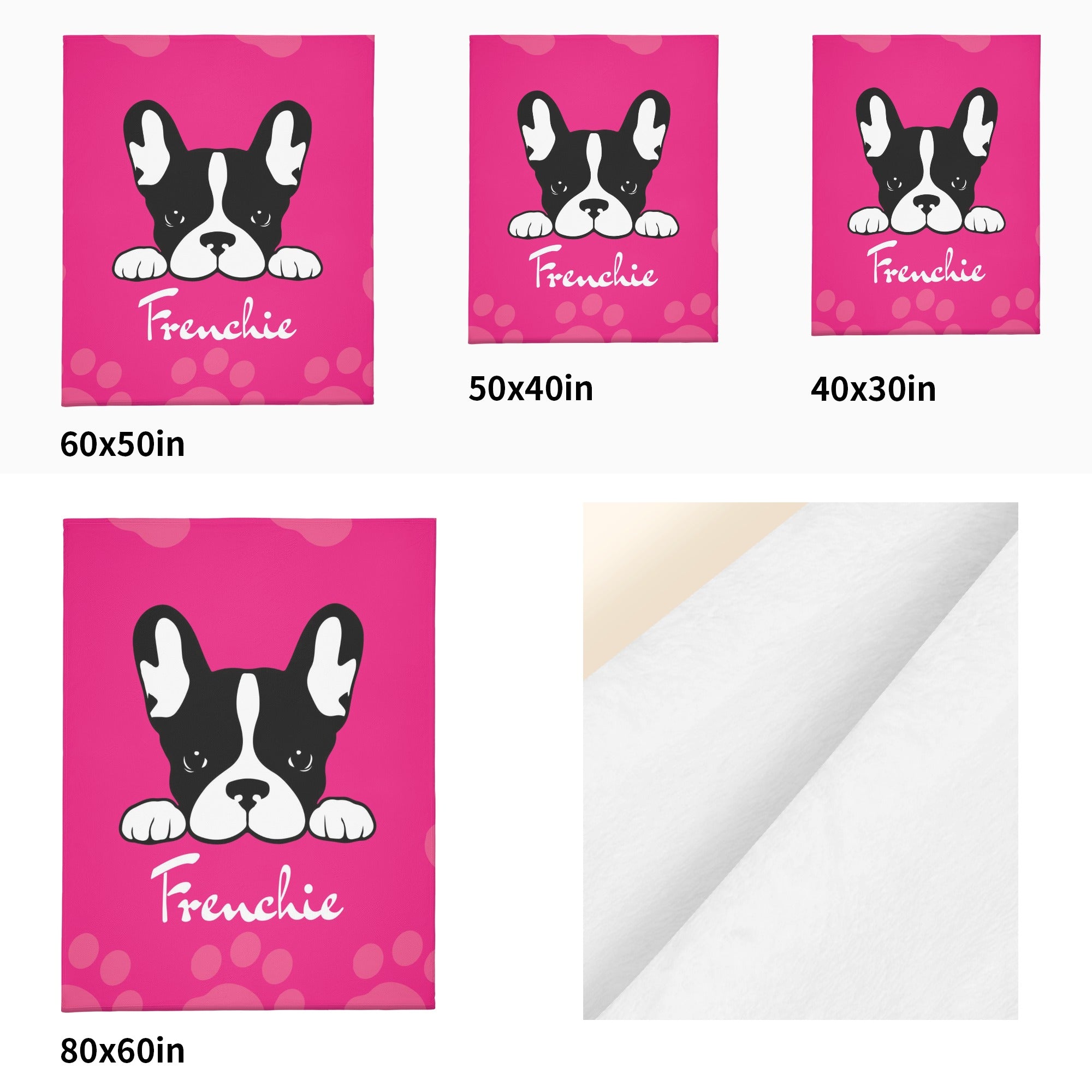 French Bulldog Stella Blanket Cute Frenchie Essential