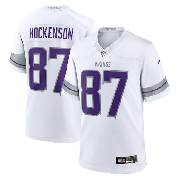None Hockenson Minnesota Game Jersey - White | NFL Player Jersey