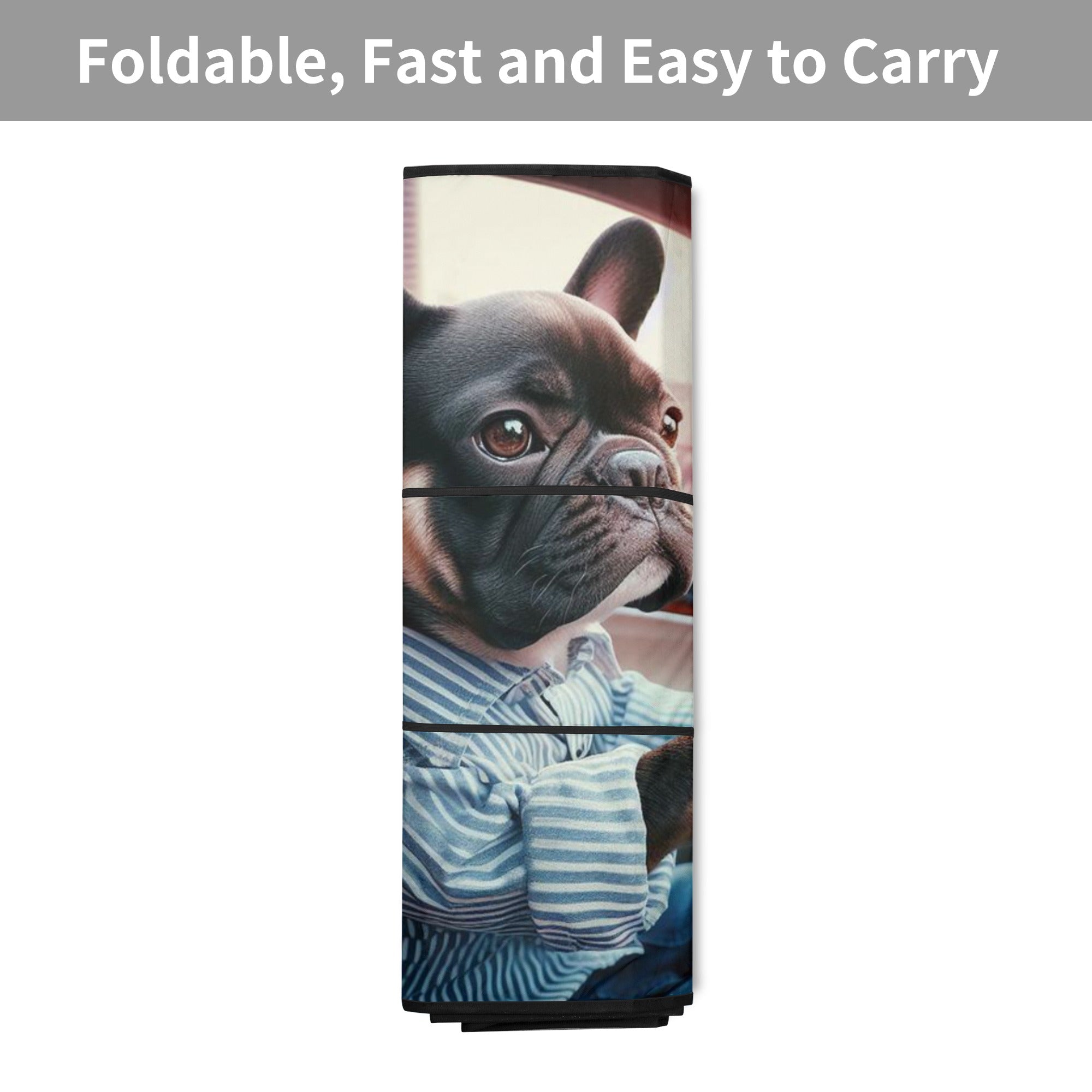 French Bulldog Dixie Car Auto Sun Shade Comfy Pet Product