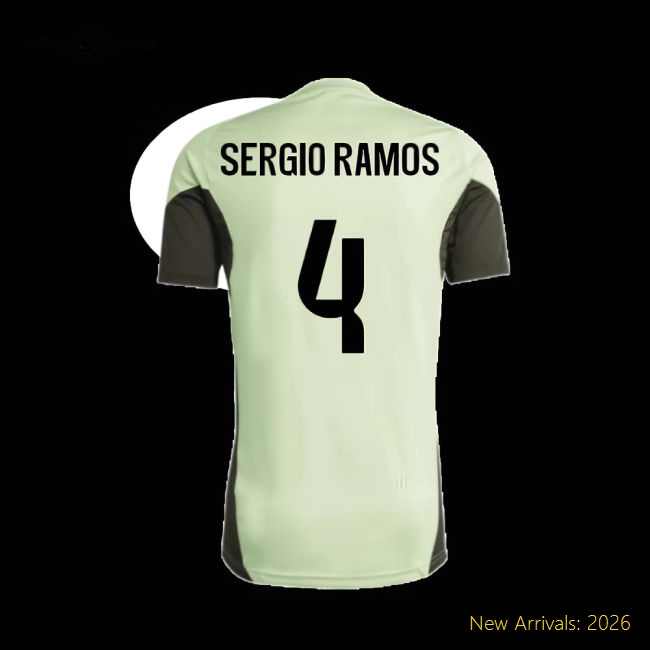 Soft Football Team Kids Sergio Ramos Jersey 2025-2026 Stretchy