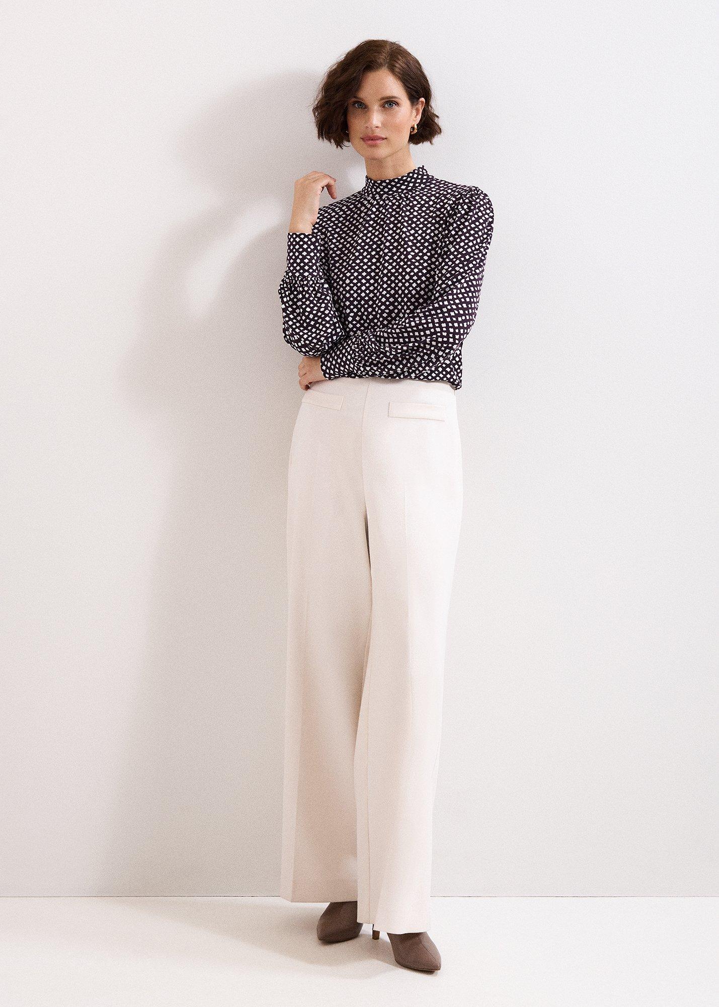Petite Esme High Neck Printed Top