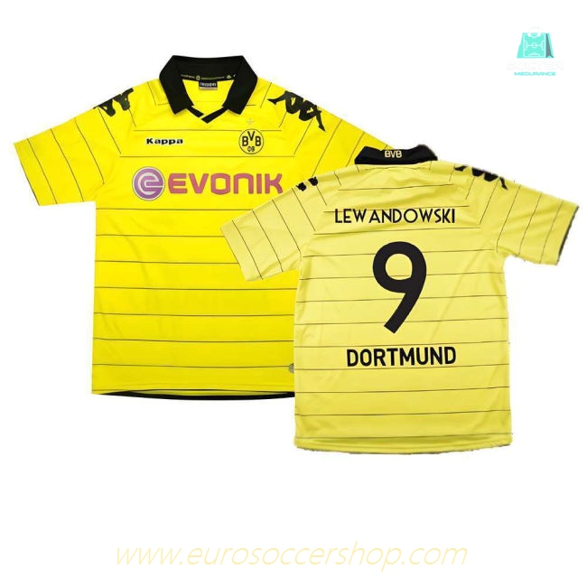 Borussia Dortmund 2010-11 Home Shirt ((Excellent) M) (Lewandowski 9)