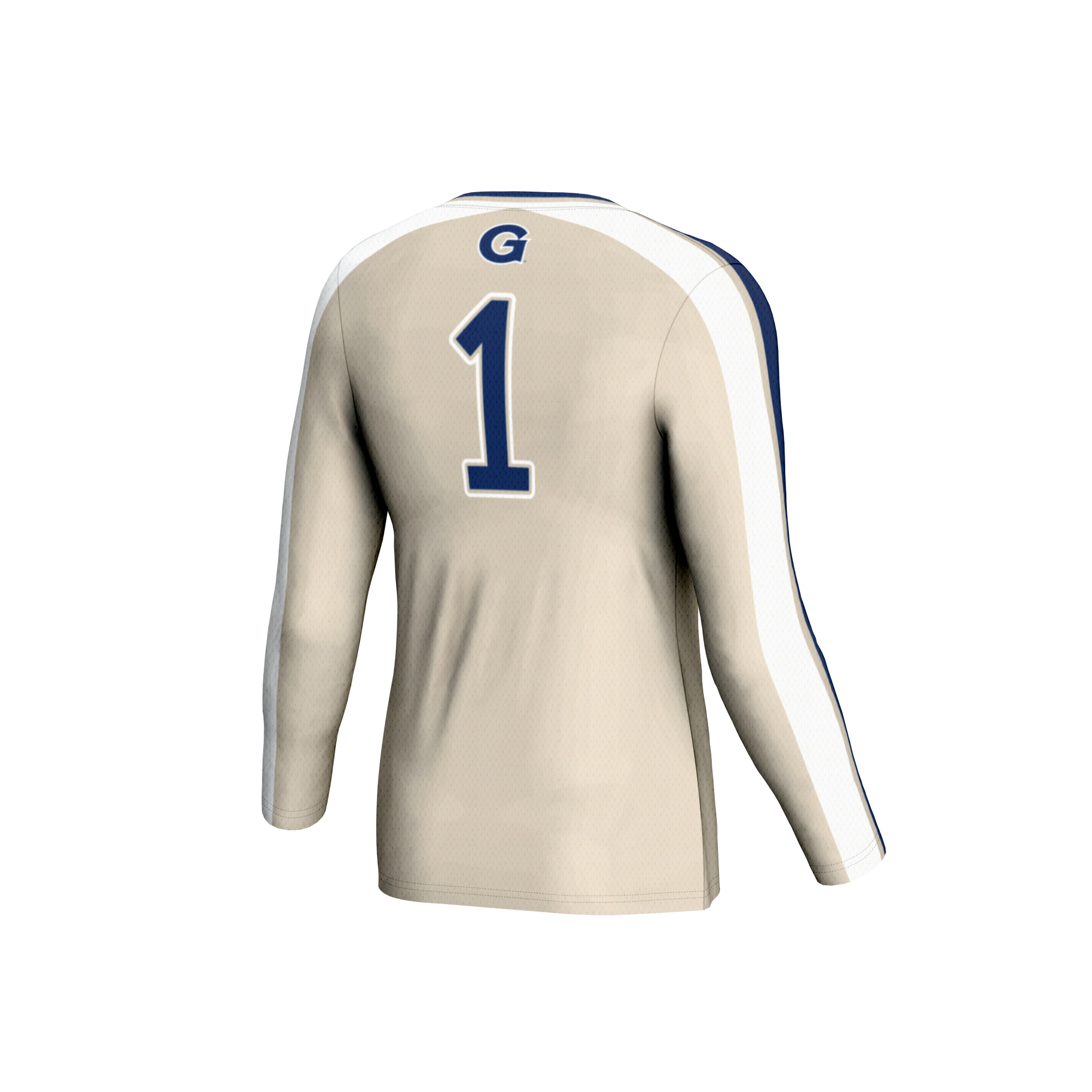 [NJP] Georgetown Hoyas GameDay Greats Youth #1 Lightweight Volleyball Fashion Jersey - Gray