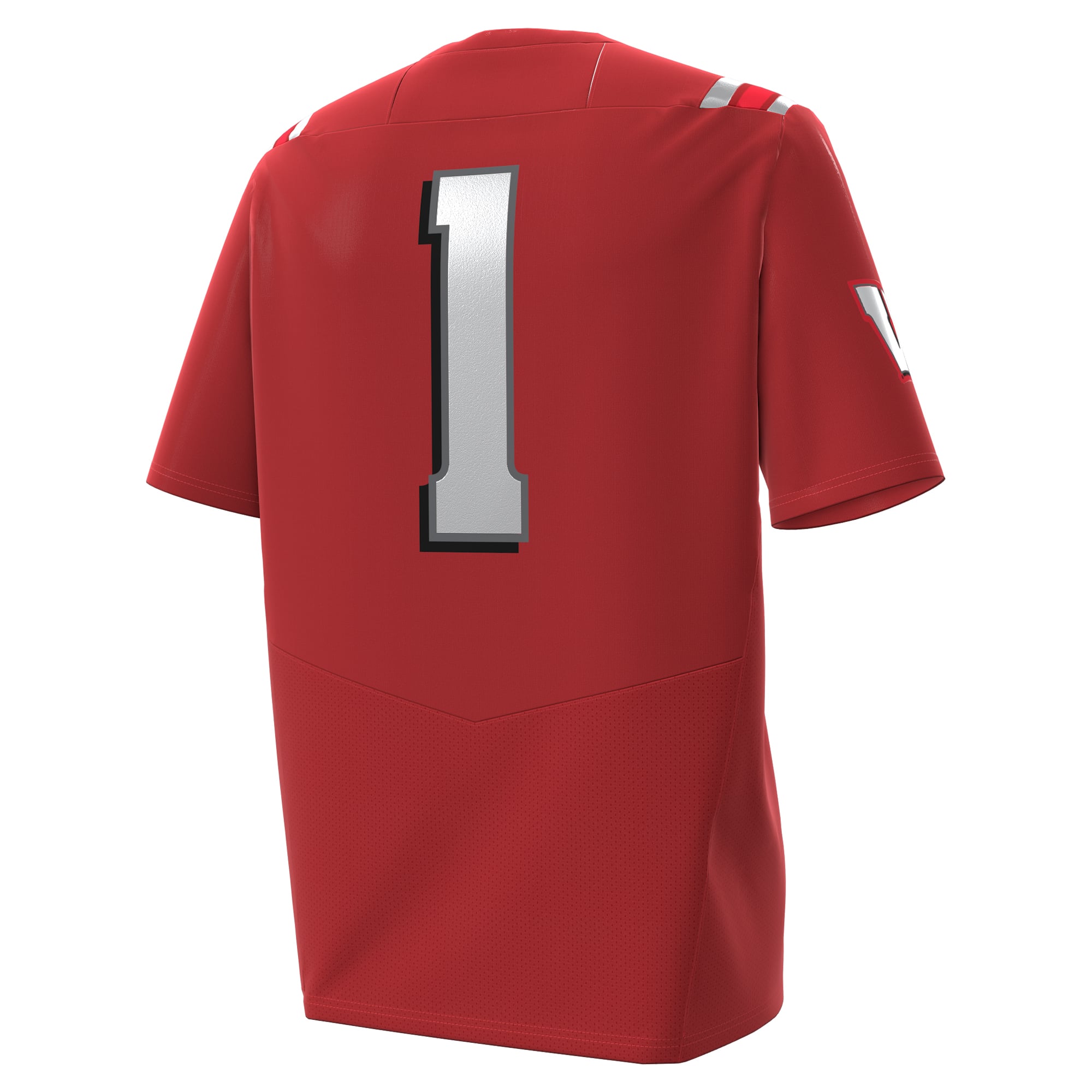 #1 Wisconsin Badgers Under Armour 2026 Lambeau Field Collection Replica Football Jersey - Red