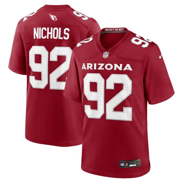 Performance None Game Jersey - Premium Cardinal NFL Fan Jersey | Ga...