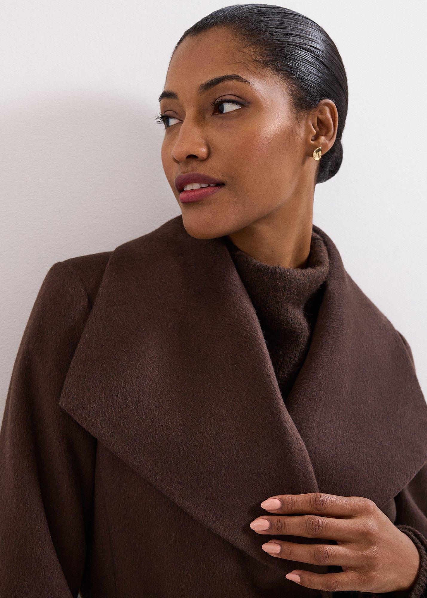 Nicci Belted Wool Coat