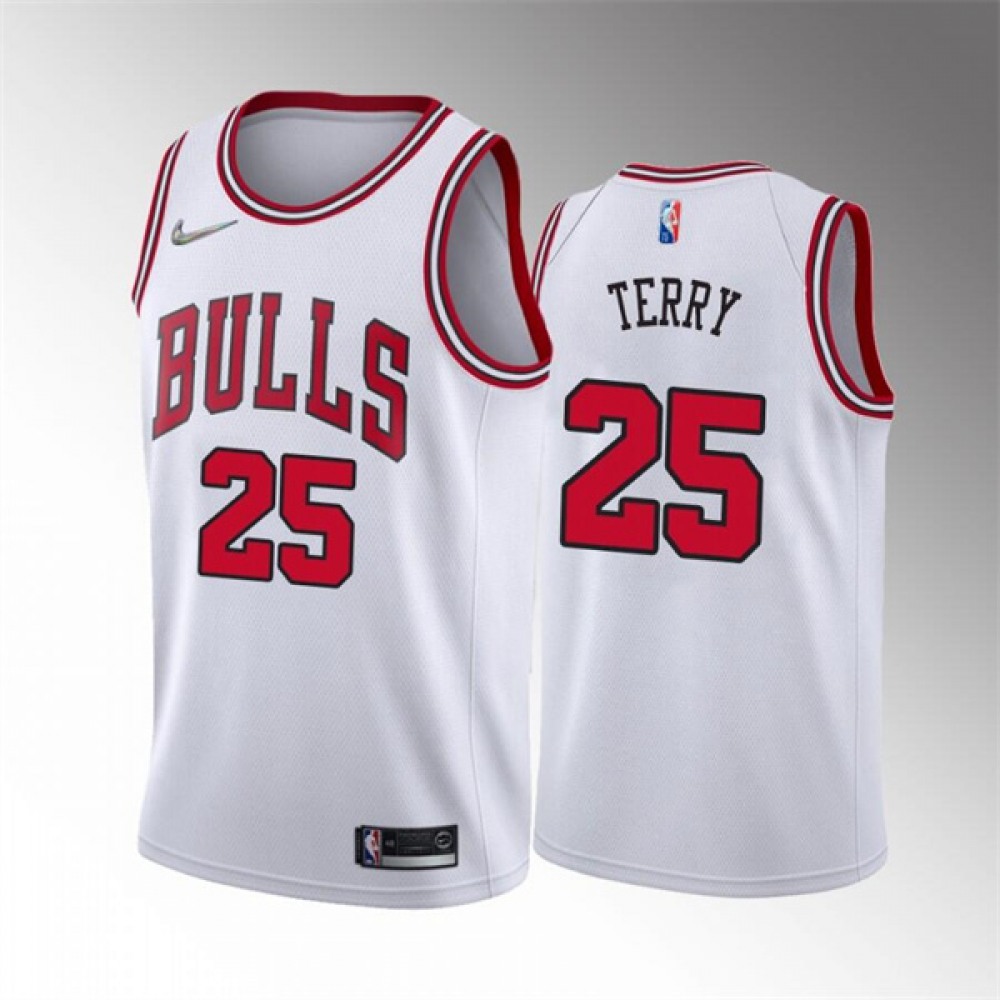 Elite 25 Chicago Bulls White Jersey - - NBA Collection